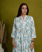 Hand Block Printed Charming Blue Co-ord Set