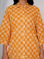 Hand Block Printed Cheerful Yellow Co-ord Set